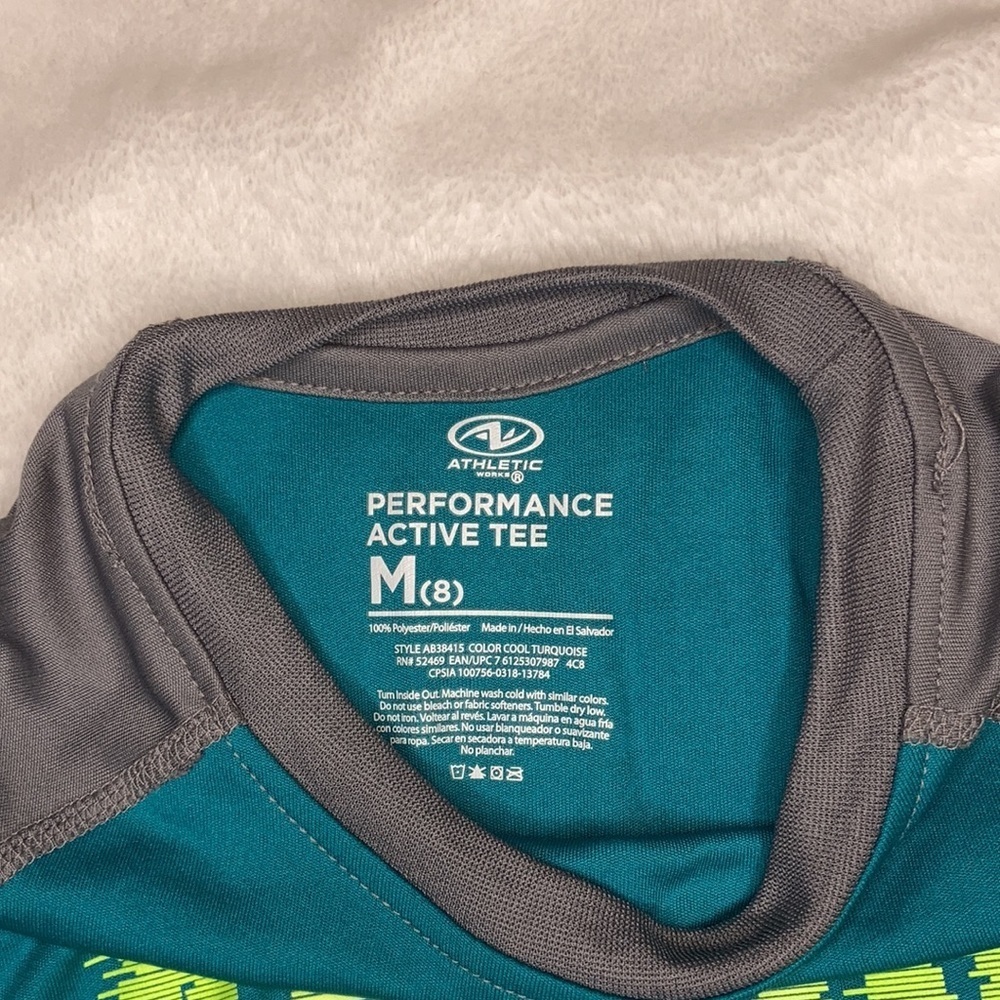 Athletic Works Boys Long Sleeve Shirt Size 8 - Picture 3 of 3